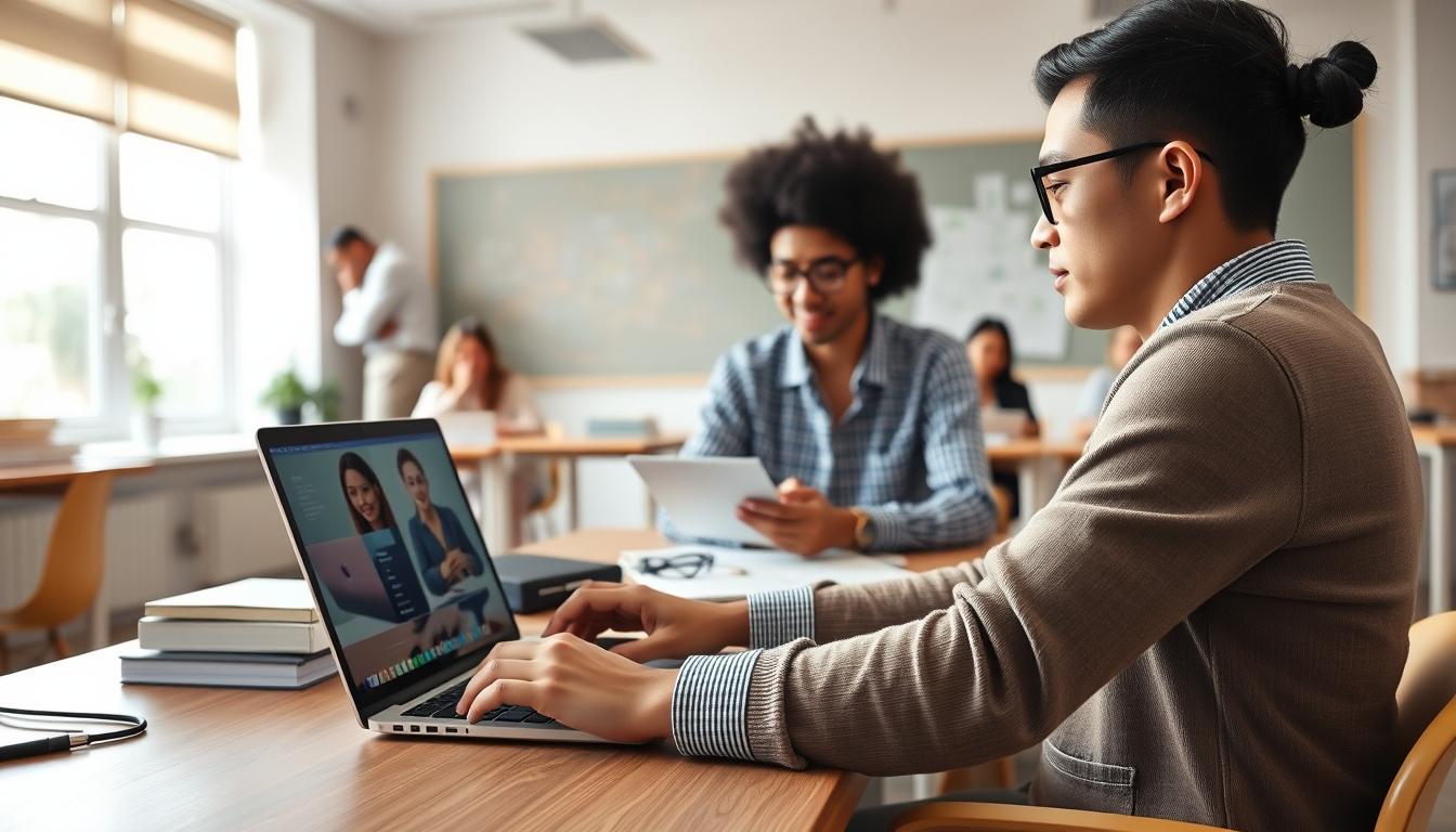 Structured study materials and learning resources on a desk
